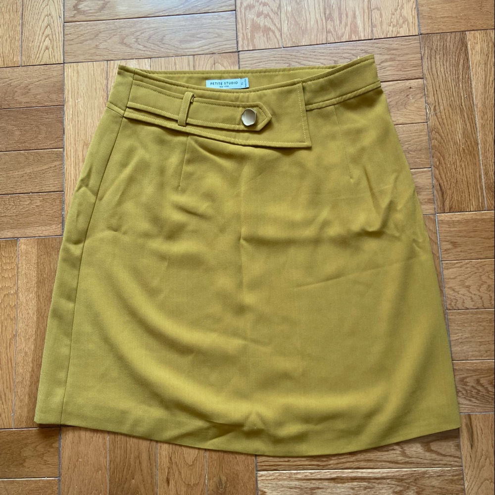 Mustard Skirt - Petite Studio